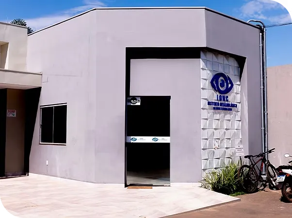 Fachada da Clínica Luz dos Olhos Unidade Rondonópolis